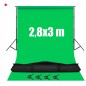 Set for hanging backdrops (2x stand 75-240cm + foldable beam 180cm)