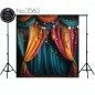 Backdrop dark curtain stars 3583