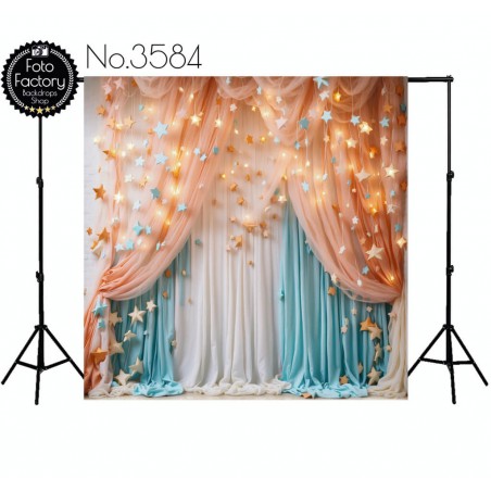 Backdrop light curtain stars 3584