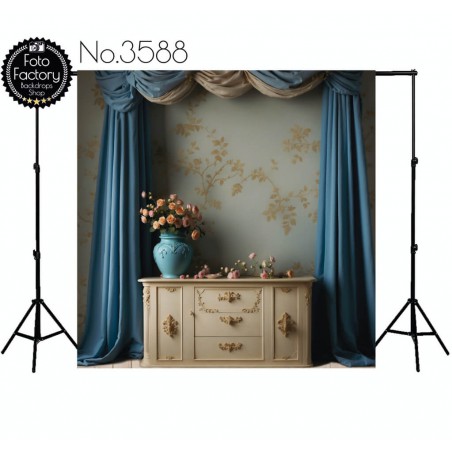 Backdrop classic chest of drawers backcloth 3588