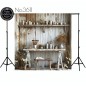 Backdrop wooden wall painting studio 3611