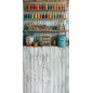 Backdrop wooden painting studio 3613