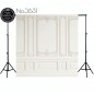 Backdrop white elegant moulding 3631