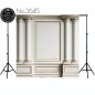 Backdrop bright moulding with columns 3645