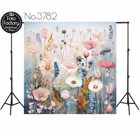 Backdrop colorful flowers 3782