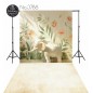 Backdrop elephant flowers decoration 3788