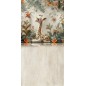 Backdrop giraffe flowers decoration 3790