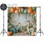 Backdrop dinosaurs leaves decoration 3791