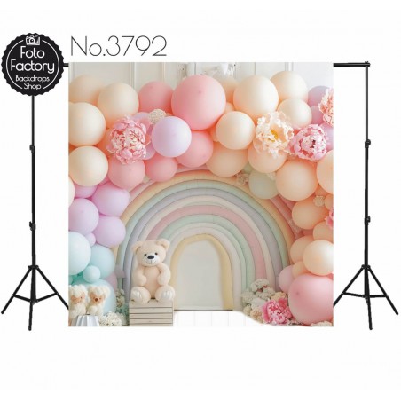 Tło Fotograficzne balony dekoracja 3792