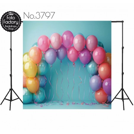 Backdrop balloons decoration 3797