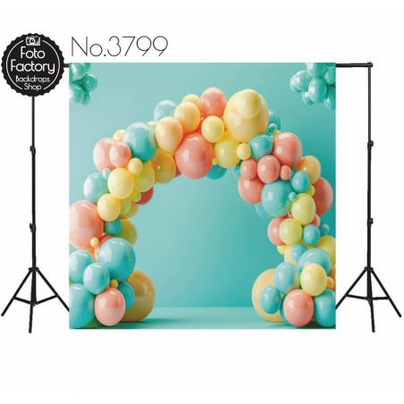 Backdrop balloons decoration 3799