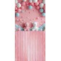 Backdrop cartoon teddy bears pink theme 3803