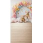 Backdrop teddy bears balloon garland 3813