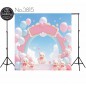 Backdrop teddy bears colorful decorations 3815