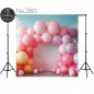 Tło Fotograficzne balony dekoracja 3816