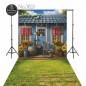 Backdrop wooden country cottage 3821