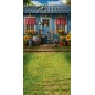 Backdrop wooden country cottage 3821