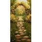 Backdrop flower garden 3833