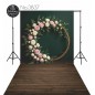 Backdrop flowers decoration 3837