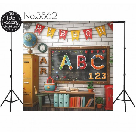 Backdrop school theme 3862