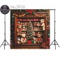 Backdrop Christmas Christmas tree gifts teddy bears 3936