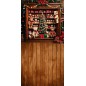 Backdrop Christmas Christmas tree gifts teddy bears 3936