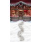 Backdrop Christmas large shop window christmas decorations 3953