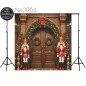 Backdrop Christmas wooden entrance large wooden figures christmas decorations 3954