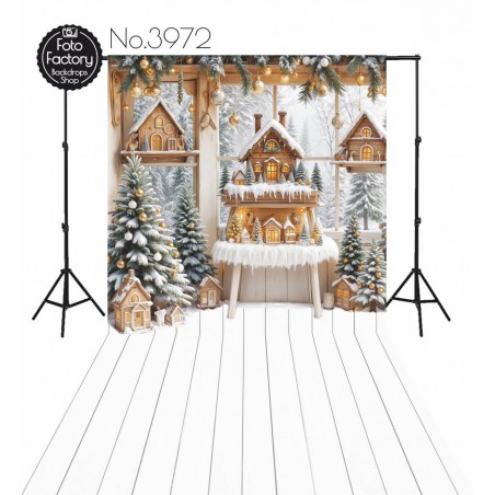 Backdrop Christmas theme 3972