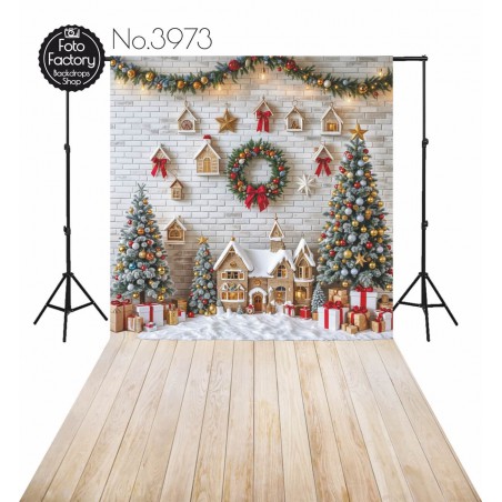 Backdrop Christmas theme 3973