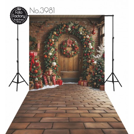 Backdrop Christmas theme 3981