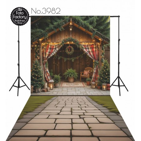 Backdrop Christmas theme 3982