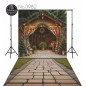 Backdrop Christmas theme 3982