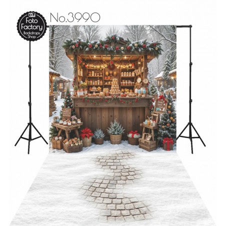 Backdrop Christmas theme 3990