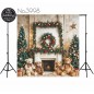 Backdrop Christmas theme 3998