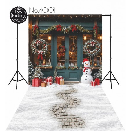 Backdrop Christmas theme 4001