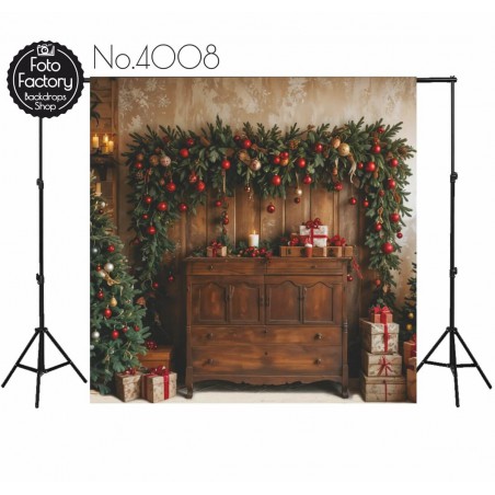 Backdrop Christmas theme 4008