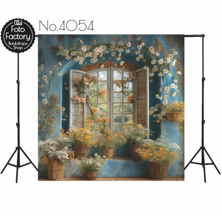 Hintergründe frühlingshaft Frühling Blumen Fenster 4054