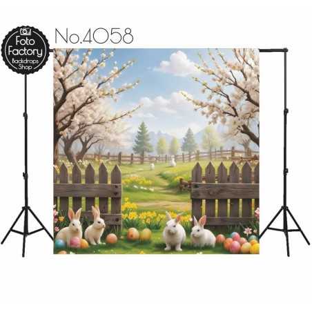 Backdrop spring theme Easter 4058