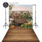 Backdrop spring theme flowers 4059