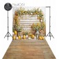 Backdrop spring theme flowers 4061