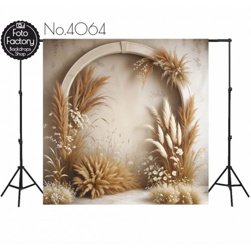 Backdrop field plants decoration 4064