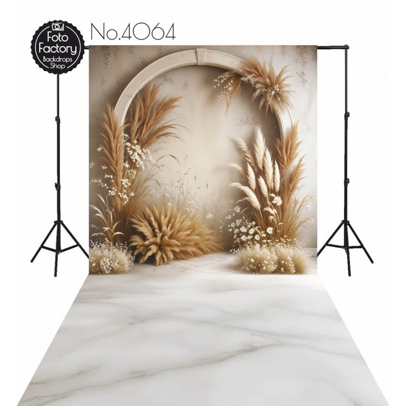 Backdrop field plants decoration 4064