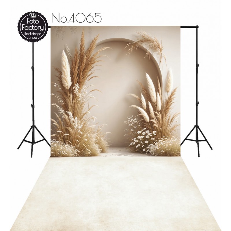 Backdrop field plants decoration 4065