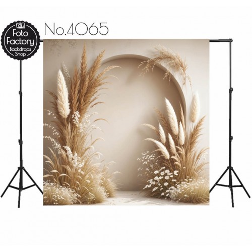 Backdrop field plants decoration 4065