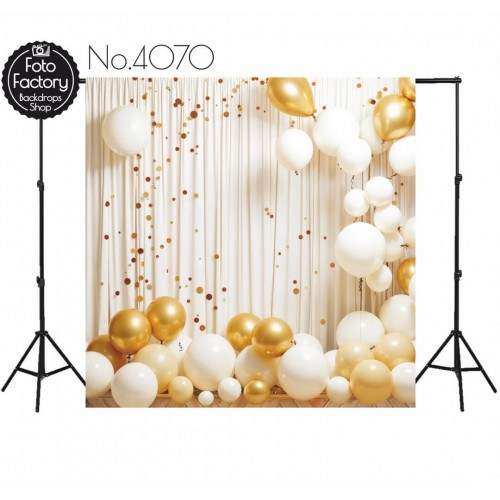 Tło Fotograficzne imprezowe balony konfetti 4070