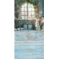 Backdrop Easter window flowers 4072