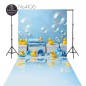 Backdrop ducks for bathing bubbles 4106