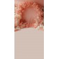 Hintergründe Rosa Blumengirlande 4116