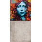 Tło Fotograficzne graffiti kobieta 4130